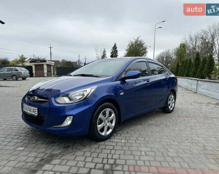 Синий Хендай Акцент, объемом двигателя 1.4 л и пробегом 146 тыс. км за 8700 $, фото 1 на Automoto.ua