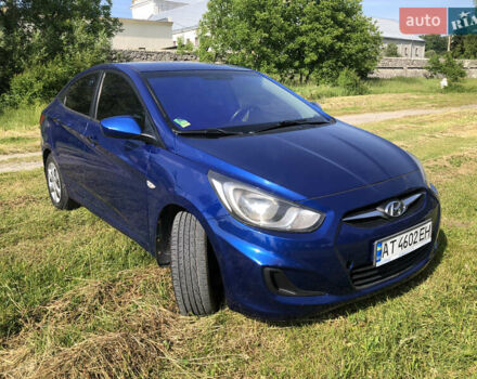 Синій Хендай Акцент, об'ємом двигуна 1.4 л та пробігом 161 тис. км за 6100 $, фото 1 на Automoto.ua
