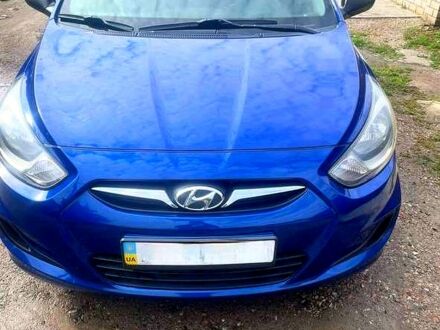 Синий Хендай Акцент, объемом двигателя 1.4 л и пробегом 148 тыс. км за 6100 $, фото 1 на Automoto.ua