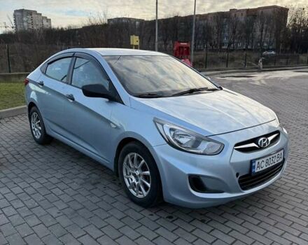 Синий Хендай Акцент, объемом двигателя 1.4 л и пробегом 220 тыс. км за 6700 $, фото 1 на Automoto.ua
