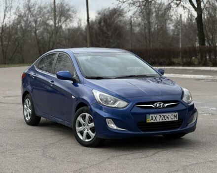 Синій Хендай Акцент, об'ємом двигуна 1.4 л та пробігом 165 тис. км за 5350 $, фото 1 на Automoto.ua