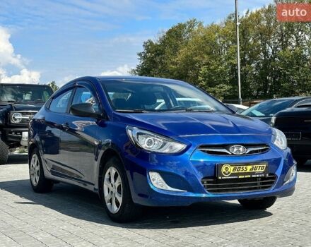 Синій Хендай Акцент, об'ємом двигуна 1.4 л та пробігом 58 тис. км за 4500 $, фото 1 на Automoto.ua