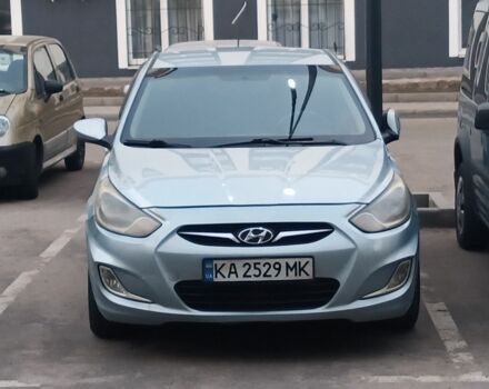 Синий Хендай Акцент, объемом двигателя 1.4 л и пробегом 222 тыс. км за 6200 $, фото 1 на Automoto.ua