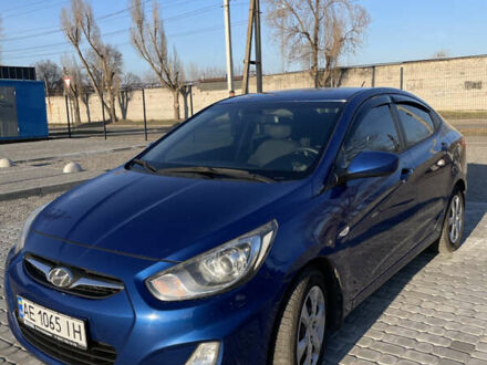 Хендай Акцент 2012 в Днепре (Днепропетровске) на Automoto.ua Синий Хендай Акцент, объемом двигателя 1.4 л и пробегом 141 тыс. км за 8100 $, фото 1 на Automoto.ua