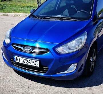 Синій Хендай Акцент, об'ємом двигуна 1.4 л та пробігом 170 тис. км за 7000 $, фото 1 на Automoto.ua