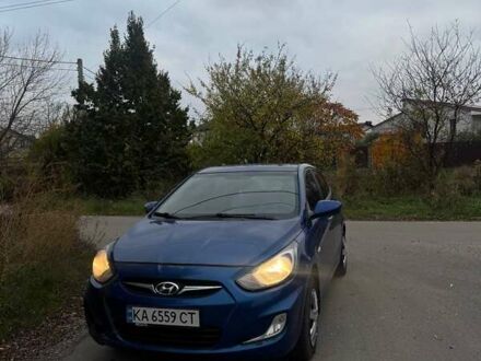 Хендай Акцент 2012 в Борисполе на Automoto.ua Синий Хендай Акцент, объемом двигателя 1.4 л и пробегом 270 тыс. км за 5000 $, фото 1 на Automoto.ua