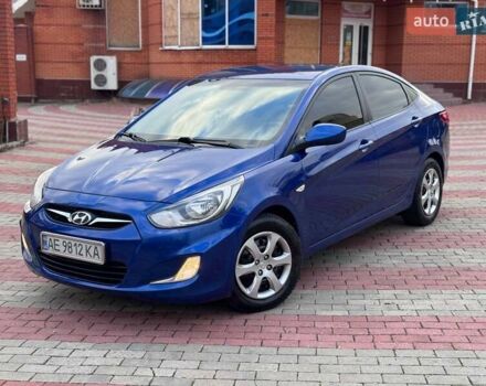 Синий Хендай Акцент, объемом двигателя 1.4 л и пробегом 168 тыс. км за 6600 $, фото 1 на Automoto.ua