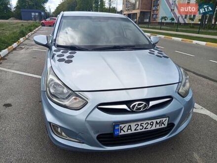 Синий Хендай Акцент, объемом двигателя 1.4 л и пробегом 220 тыс. км за 6500 $, фото 1 на Automoto.ua