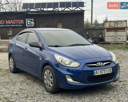 Синий Хендай Акцент, объемом двигателя 1.4 л и пробегом 307 тыс. км за 6700 $, фото 1 на Automoto.ua