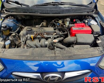 Синий Хендай Акцент, объемом двигателя 1.4 л и пробегом 270 тыс. км за 6500 $, фото 1 на Automoto.ua