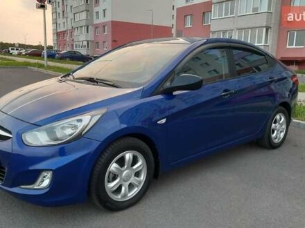 Хендай Акцент 2013 в Виннице на Automoto.ua Синий Хендай Акцент, объемом двигателя 1.4 л и пробегом 183 тыс. км за 9300 $, фото 1 на Automoto.ua