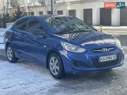 Хендай Акцент 2013 в Днепре (Днепропетровске) на Automoto.ua Синий Хендай Акцент, объемом двигателя 1.4 л и пробегом 239 тыс. км за 6550 $, фото 1 на Automoto.ua