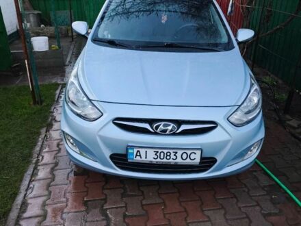 Синий Хендай Акцент, объемом двигателя 1.4 л и пробегом 160 тыс. км за 7500 $, фото 1 на Automoto.ua