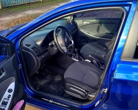 Синий Хендай Акцент, объемом двигателя 1.4 л и пробегом 190 тыс. км за 6500 $, фото 1 на Automoto.ua