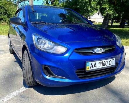Синий Хендай Акцент, объемом двигателя 1.4 л и пробегом 230 тыс. км за 6300 $, фото 1 на Automoto.ua