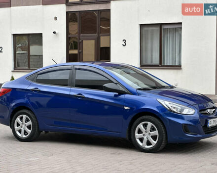 Синий Хендай Акцент, объемом двигателя 1.4 л и пробегом 67 тыс. км за 7800 $, фото 1 на Automoto.ua