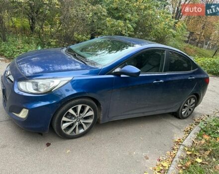 Синий Хендай Акцент, объемом двигателя 1.59 л и пробегом 117 тыс. км за 7600 $, фото 1 на Automoto.ua
