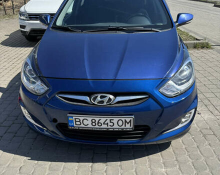 Синий Хендай Акцент, объемом двигателя 1.59 л и пробегом 105 тыс. км за 8500 $, фото 1 на Automoto.ua