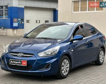 Синій Хендай Акцент, об'ємом двигуна 1.6 л та пробігом 175 тис. км за 9690 $, фото 1 на Automoto.ua