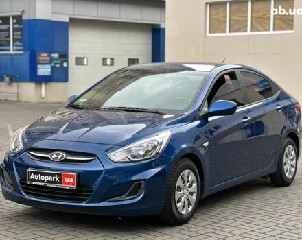 Синій Хендай Акцент, об'ємом двигуна 1.6 л та пробігом 175 тис. км за 9690 $, фото 1 на Automoto.ua