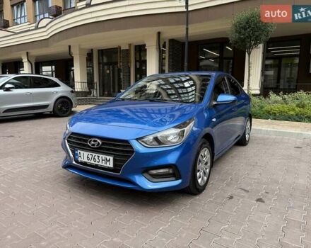 Синій Хендай Акцент, об'ємом двигуна 1.37 л та пробігом 82 тис. км за 11999 $, фото 1 на Automoto.ua