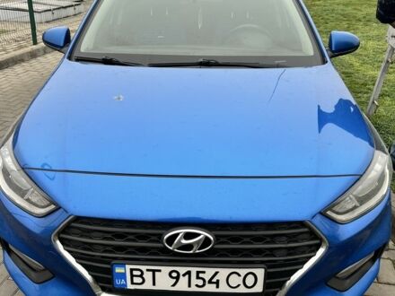 Синий Хендай Акцент, объемом двигателя 1.4 л и пробегом 176 тыс. км за 7850 $, фото 1 на Automoto.ua