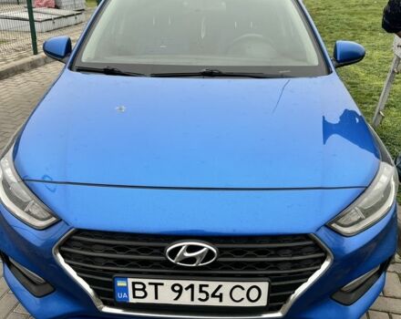 Синій Хендай Акцент, об'ємом двигуна 1.4 л та пробігом 176 тис. км за 7850 $, фото 1 на Automoto.ua