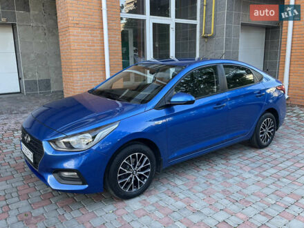 Хендай Акцент 2017 у Києві на Automoto.ua Синій Хендай Акцент, об'ємом двигуна 1.4 л та пробігом 88 тис. км за 12800 $, фото 1 на Automoto.ua