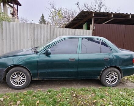 Зеленый Хендай Акцент, объемом двигателя 1.5 л и пробегом 3 тыс. км за 1100 $, фото 2 на Automoto.ua