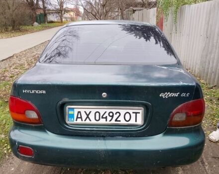 Зеленый Хендай Акцент, объемом двигателя 1.5 л и пробегом 3 тыс. км за 1100 $, фото 1 на Automoto.ua