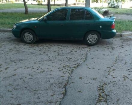 Зелений Хендай Акцент, об'ємом двигуна 1.3 л та пробігом 386 тис. км за 1950 $, фото 1 на Automoto.ua