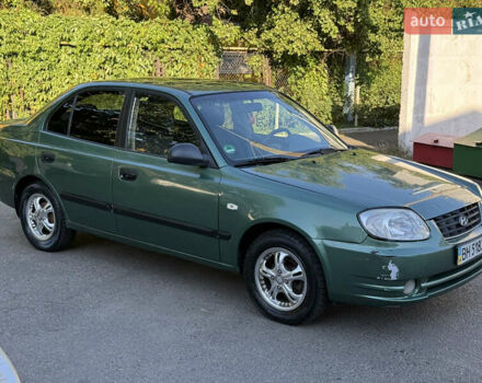 Зелений Хендай Акцент, об'ємом двигуна 1.5 л та пробігом 186 тис. км за 2999 $, фото 8 на Automoto.ua