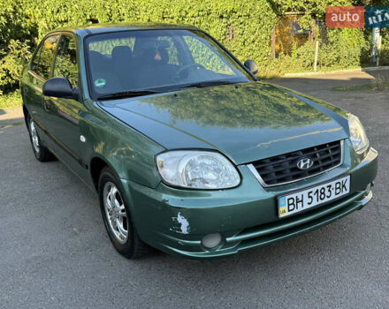 Зелений Хендай Акцент, об'ємом двигуна 1.5 л та пробігом 186 тис. км за 2999 $, фото 13 на Automoto.ua