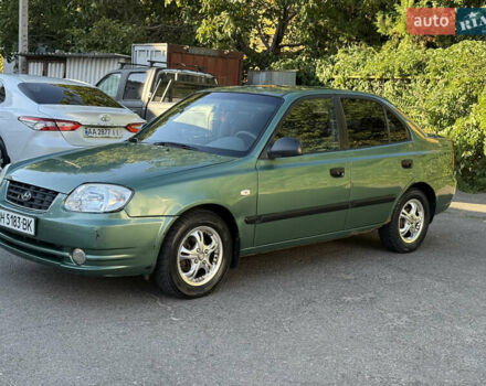 Зелений Хендай Акцент, об'ємом двигуна 1.5 л та пробігом 186 тис. км за 2999 $, фото 6 на Automoto.ua