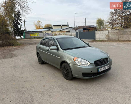 Зеленый Хендай Акцент, объемом двигателя 1.4 л и пробегом 226 тыс. км за 3200 $, фото 2 на Automoto.ua