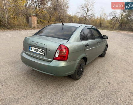 Зеленый Хендай Акцент, объемом двигателя 1.4 л и пробегом 226 тыс. км за 3200 $, фото 1 на Automoto.ua