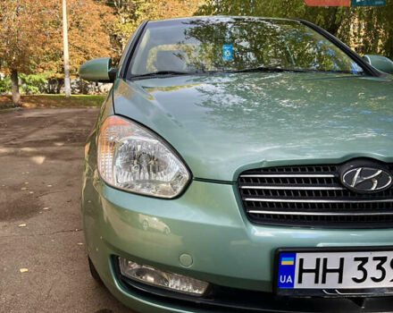 Зеленый Хендай Акцент, объемом двигателя 1.4 л и пробегом 201 тыс. км за 5300 $, фото 14 на Automoto.ua