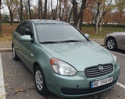 Зеленый Хендай Акцент, объемом двигателя 1.4 л и пробегом 288 тыс. км за 4500 $, фото 1 на Automoto.ua