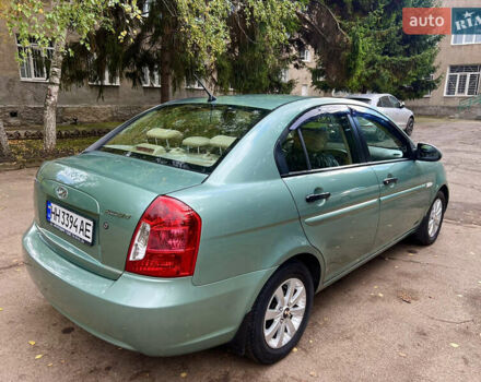 Зеленый Хендай Акцент, объемом двигателя 1.4 л и пробегом 201 тыс. км за 5300 $, фото 3 на Automoto.ua