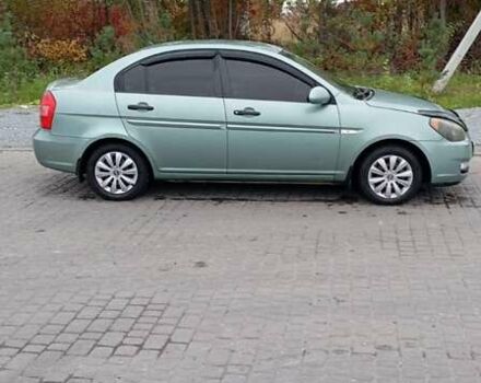 Зеленый Хендай Акцент, объемом двигателя 1.4 л и пробегом 215 тыс. км за 4199 $, фото 6 на Automoto.ua
