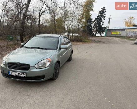 Зеленый Хендай Акцент, объемом двигателя 1.4 л и пробегом 226 тыс. км за 3200 $, фото 3 на Automoto.ua