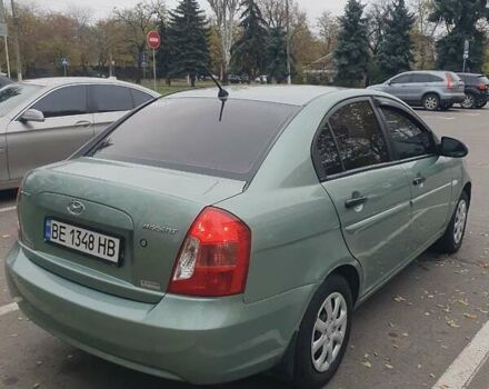 Зеленый Хендай Акцент, объемом двигателя 1.4 л и пробегом 288 тыс. км за 4500 $, фото 2 на Automoto.ua