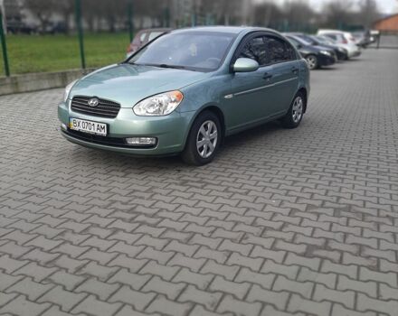 Зелений Хендай Акцент, об'ємом двигуна 1.4 л та пробігом 160 тис. км за 5100 $, фото 3 на Automoto.ua