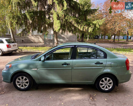Зеленый Хендай Акцент, объемом двигателя 1.4 л и пробегом 201 тыс. км за 5300 $, фото 11 на Automoto.ua