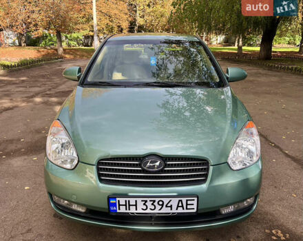 Зеленый Хендай Акцент, объемом двигателя 1.4 л и пробегом 201 тыс. км за 5300 $, фото 13 на Automoto.ua