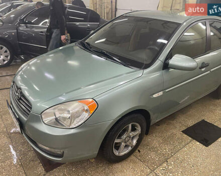 Зелений Хендай Акцент, об'ємом двигуна 1.4 л та пробігом 164 тис. км за 5100 $, фото 1 на Automoto.ua