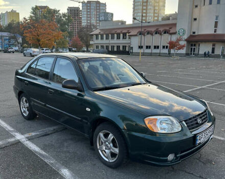 Зеленый Хендай Акцент, объемом двигателя 1.34 л и пробегом 314 тыс. км за 2650 $, фото 7 на Automoto.ua