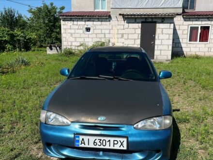 Хендай Акцент 1994 в Вышгороде на Automoto.ua Зеленый Хендай Акцент, объемом двигателя 1.3 л и пробегом 430 тыс. км за 1000 $, фото 1 на Automoto.ua