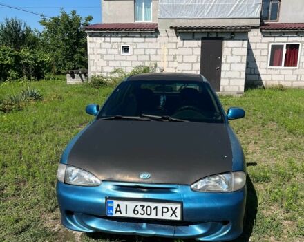 Зелений Хендай Акцент, об'ємом двигуна 1.3 л та пробігом 430 тис. км за 1000 $, фото 1 на Automoto.ua