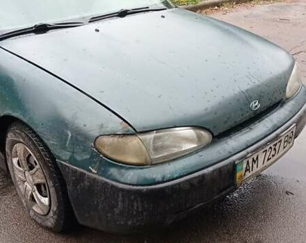 Зелений Хендай Акцент, об'ємом двигуна 1.5 л та пробігом 250 тис. км за 1050 $, фото 1 на Automoto.ua